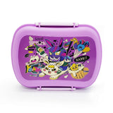 Eazy Kids Rabbit Lunch Box And Water Bottle - Purple