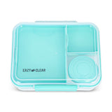 Eazy Kids 5 Compartment Convertible Bento Lunch Box With Gravy Bowl - Green