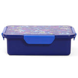 Eazy Kids Astronauts Lunch Box And Tritan Water Bottle With Carry handle 420ml - Blue