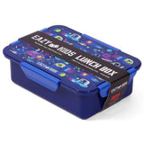 Eazy Kids Astronauts Lunch Box And Tritan Water Bottle With Carry handle 420ml - Blue