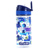 Eazy Kids Astronauts Tritan Water Bottle with Carry handle 420ml - Blue