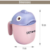 Eazy Kids Head Shampoo Wash Rinse Shower Mug 500Ml - Pink
