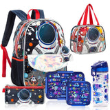 Eazy Kids Space Back to School Combo Set 16Inch - Blue (Set of 6)