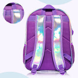 Eazy Kids Girl Power 18Inch School Bag, Lunch Bag And Pencil Case - Purple (Set of 3)
