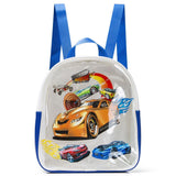 Eazy Kids Backpack Car 11Inch - Blue