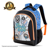 Eazy Kids 17" Backpack With Water Bottle, Lunch Box, Lunch Bag and Pencil Case - Skate Board