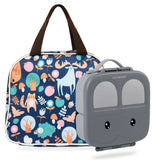 Eazy Kids Bento Box With Insulated Lunch Bag - Grey
