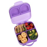 Eazy Kids Bento Lunch Box With Handle - Purple