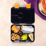 Eazy Kids Dino Bro 6/4 Convertible Bento Lunch Box With Sandwich Cutter Set