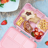 Eazy Kids Girl Power 5/4 Convertible Bento Lunch Box With Sandwich Cutter Set