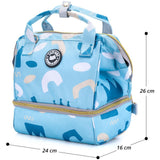 Eazy Kids Bento Vibes Lunch Bag - Blue