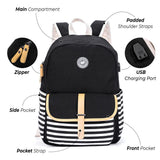 Eazy Kids Classic School Bag 18Inch - Black