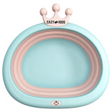 Eazy Kids Collapsible Royal Wash Basin For Baby - Blue