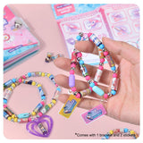 Eazy Kids DIY Wearable & Shareable Bracelet with 2 Holographic Stickers – Multicolor