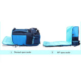 Eazy Kids Dinosaur School Bag 15Inch - Blue