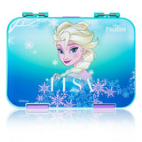 Eazy Kids Disney Frozen Princess Elsa 6/4 Compartment Convertible Tritan Lunch Box - Blue