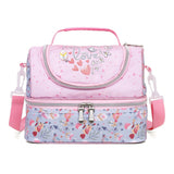 Eazy Kids Love Dual Compartment Lunch Bag - Pink
