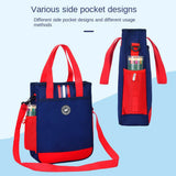 Eazy Kids Ergonomic Multipurpose School/Lunch Bag - Blue