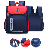 Eazy Kids Ergonomic School Bag 15Inch - Red blue