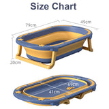 Eazy Kids Folding Bath Tub - Blue