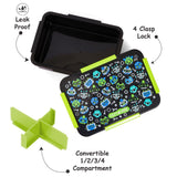 Eazy Kids Gen Z Lunch Box 850ml - Black