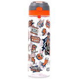 Eazy Kids Gen Z Lunch Box Set, Tritan Water Bottle with Spray 750ml And Snack Box - Grey