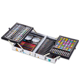 Eazy Kids 152-Piece Art Set in World Map Themed Metal Case