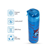 Eazy Kids Dinosaur Double Wall Insulated Steel Water Bottle with Spray 640ml - Pink