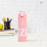 Eazy Kids Double Wall Insulated Travel Water Bottle 550ml - Pink