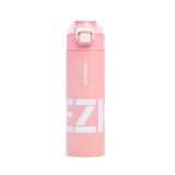 Eazy Kids Double Wall Insulated Travel Water Bottle 550ml - Pink