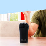 Eazy Kids Double Wall Insulated Tumbler Water Bottle 400ml - Black