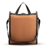 Eazy Kids Insulated, Foldable & Stylish Lunch Bag - Beige & Brown