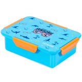 Eazy Kids Jawsome Shark 4 Compartment Convertible Bento Lunch Box - Blue