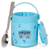 Eazy Kids Jawsome Shark Stainless Steel Insulated Food Jar 350ml - Blue
