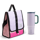 Eazy Kids Insulated Travel Tumbler With Lunch Bag, 900ml White