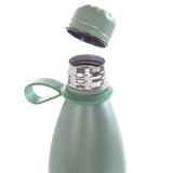 Eazy Kids Steel Water Bottle With Lunch Bag, 1L Green