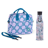 Eazy Kids Steel Water Bottle With Lunch Bag, 760ml Floral