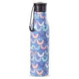 Eazy Kids Steel Water Bottle With Lunch Bag, 760ml Half Moon