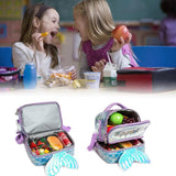 Eazy Kids Mermaid Lunch Bag - Purple (Set of 3)