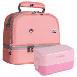 Eazy Kids Lunch box and Lunch bag Set - Pink