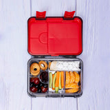 Marvel Avengers Super Hero 6/4 Compartment Convertible Tritan Lunch Box - Black