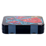 Marvel Spider-Man 6/4 Compartment Convertible Bento Tritan Lunch Box - Black