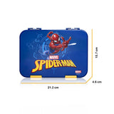 Marvel Spider-Man 6/4 Compartment Convertible Bento Tritan Lunch Box - Blue