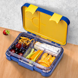 Marvel Spider-Man 6/4 Compartment Convertible Bento Tritan Lunch Box - Blue