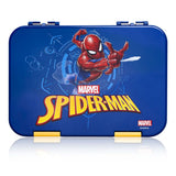 Marvel Spider-Man 6/4 Compartment Convertible Bento Tritan Lunch Box - Blue