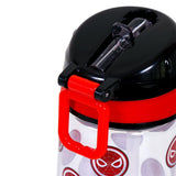 Eazy Kids Marvel Spiderman Tritan Water Bottle with Carry handle 420ml - Black Red