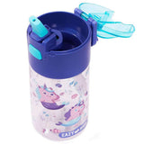 Eazy Kids Mermaid Lunch Box Set and Tritan Water Bottle 450ml With Snack Box - Purple
