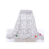 Eazy Kidds Muslin Swaddle and Bib Set – XL Size - Milk Bottle