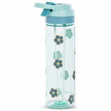 Eazy Kids Flora Tritan Water Bottle With Spray 750ml - Gitter Green