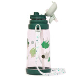 Eazy Kids Water Bottle 600ml With straw - Green